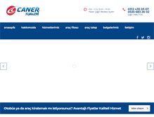 Tablet Screenshot of canerturizm.com.tr